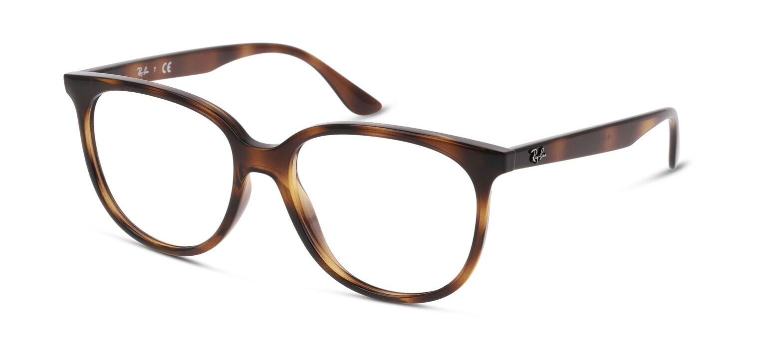 Lunettes de vue Ray-Ban Rectangle 0RX4378V Havana pour Femme