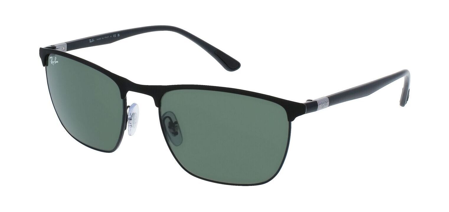 Ray-Ban Rechteckig Sonnenbrillen 0RB3686 Schwarz für Damen/Herren
