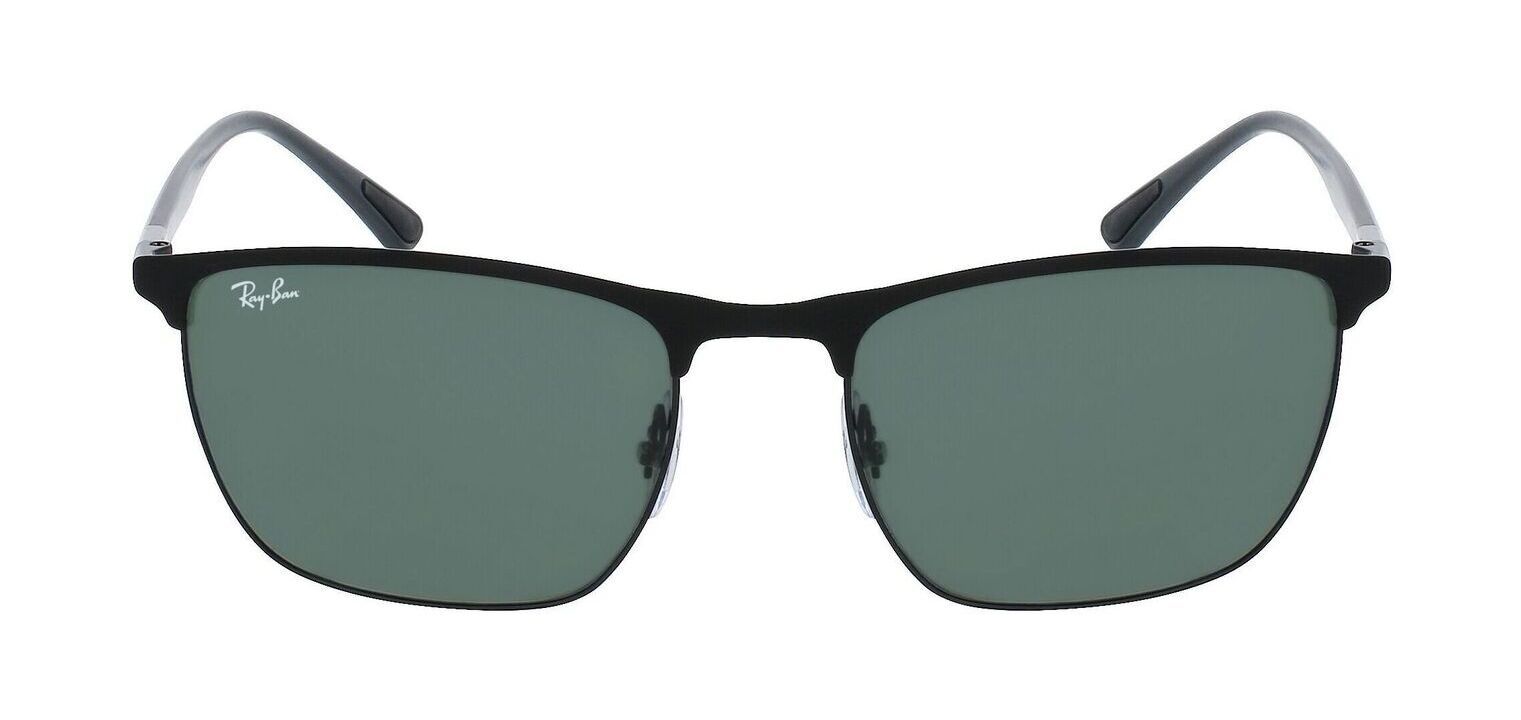 Ray-Ban Rechteckig Sonnenbrillen 0RB3686 Schwarz für Damen/Herren