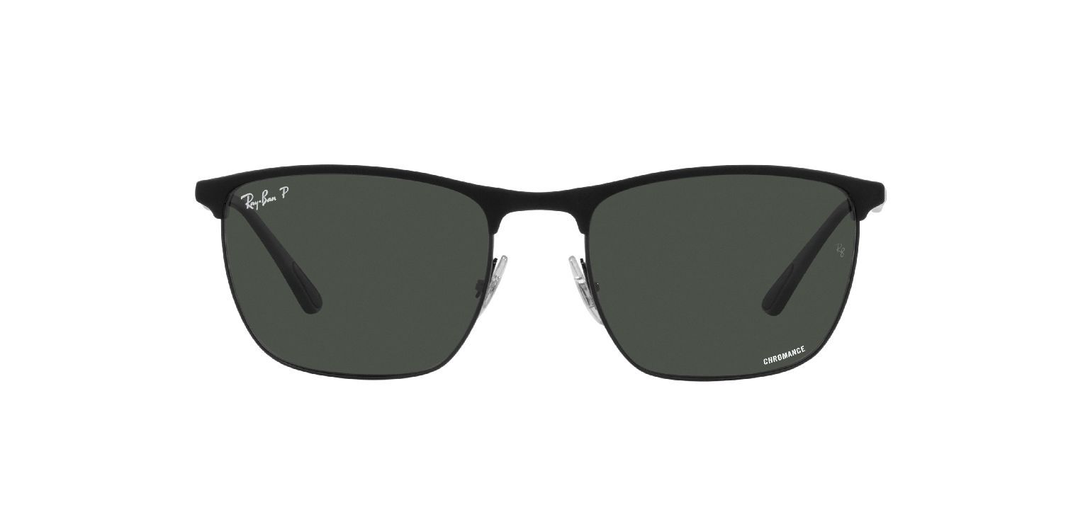Lunettes de soleil Ray-Ban Rectangle 0RB3686 Noir pour Homme-Femme