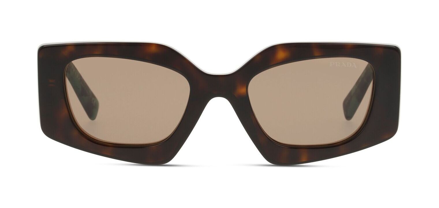 Prada Rectangle Sunglasses 0PR 15YS Tortoise shell for Woman