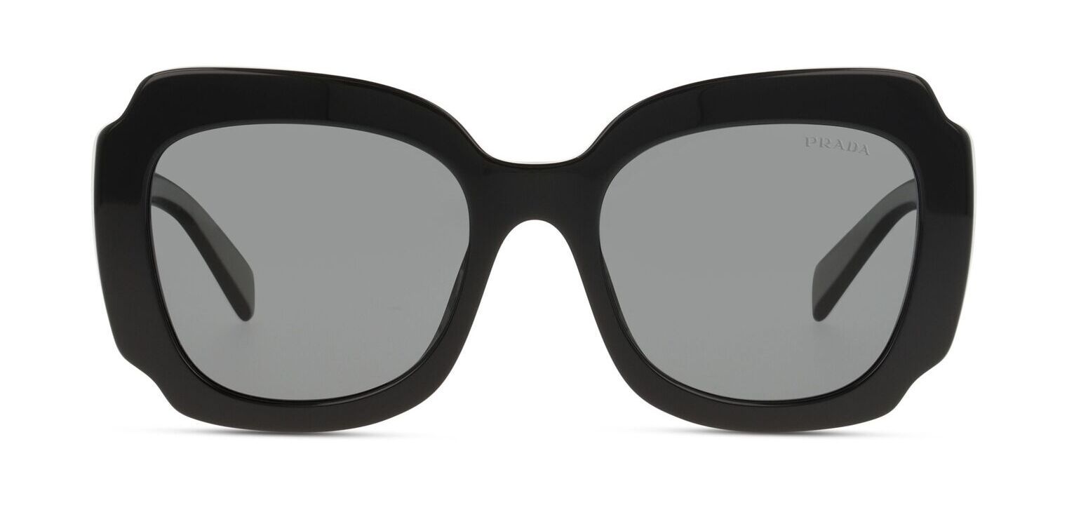 Prada Rechteckig Sonnenbrillen 0PR 16YS Schwarz für Dame
