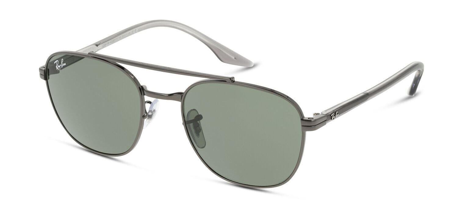 Ray-Ban Rechteckig Sonnenbrillen 0RB3688 Grau für Damen/Herren