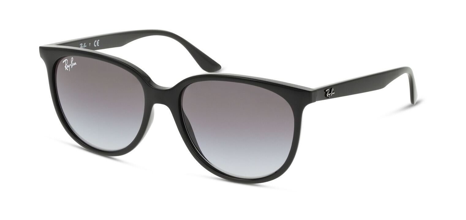 Ray-Ban Rechteckig Sonnenbrillen 0RB4378 Schwarz für Dame