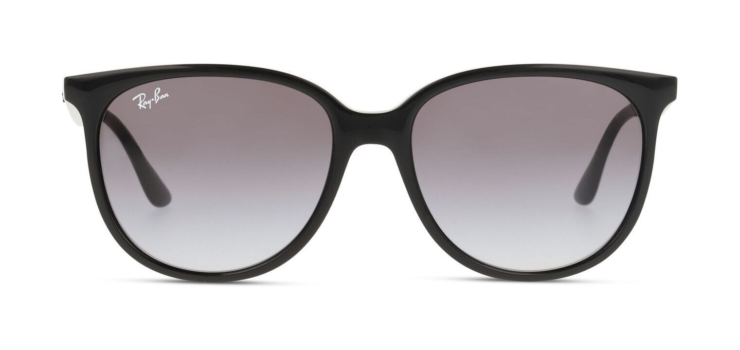 Ray-Ban Rechteckig Sonnenbrillen 0RB4378 Schwarz für Damen