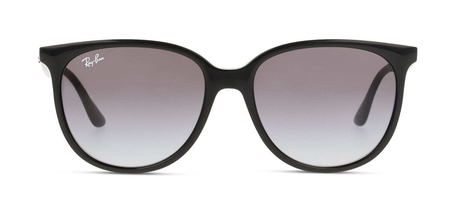 Ray-Ban Rectangle Sunglasses 0RB4378 Black for Woman