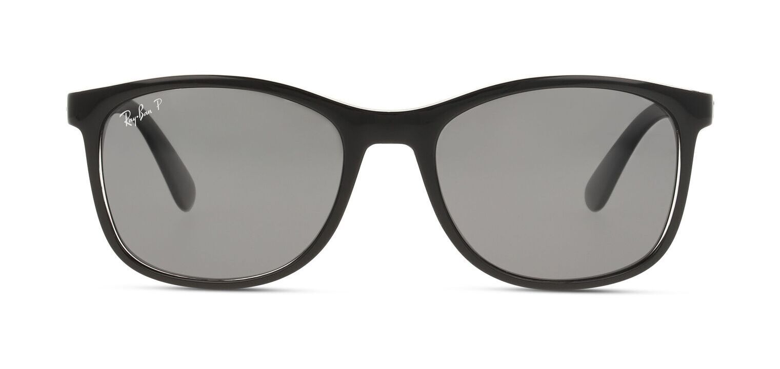 Ray-Ban Rectangle Sunglasses 0RB4374 Black for Unisex