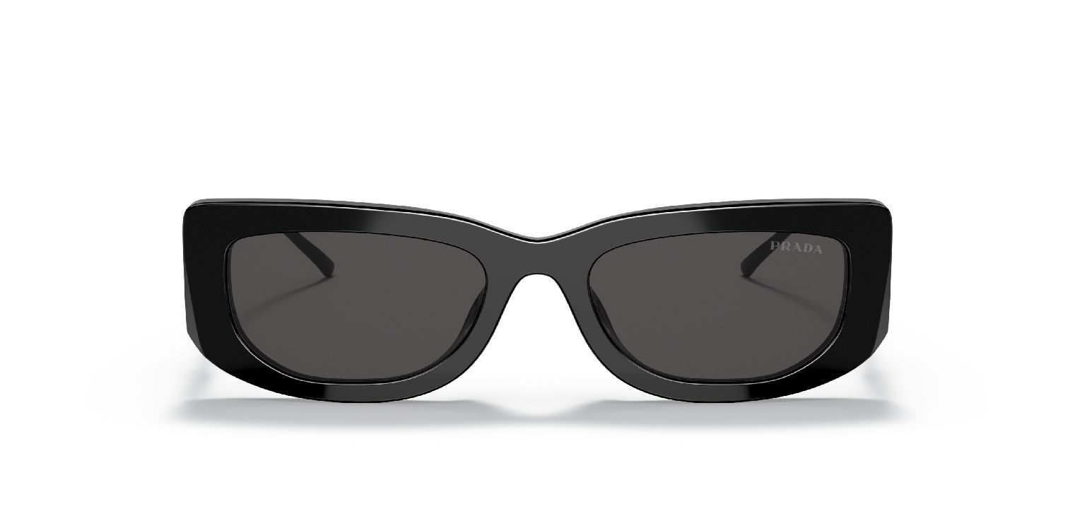 Prada Rechteckig Sonnenbrillen 0PR 14YS Schwarz für Damen