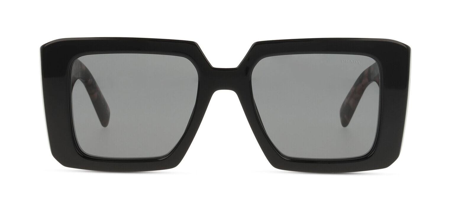 Prada Rectangle Sunglasses 0PR 23YS Black for Woman