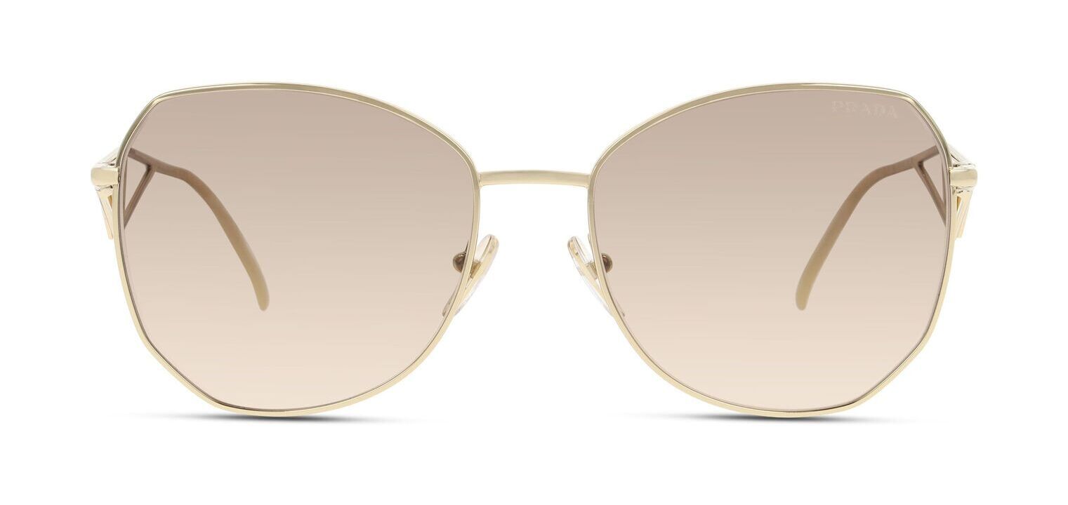 Prada Rectangle Sunglasses 0PR 57YS Gold for Woman