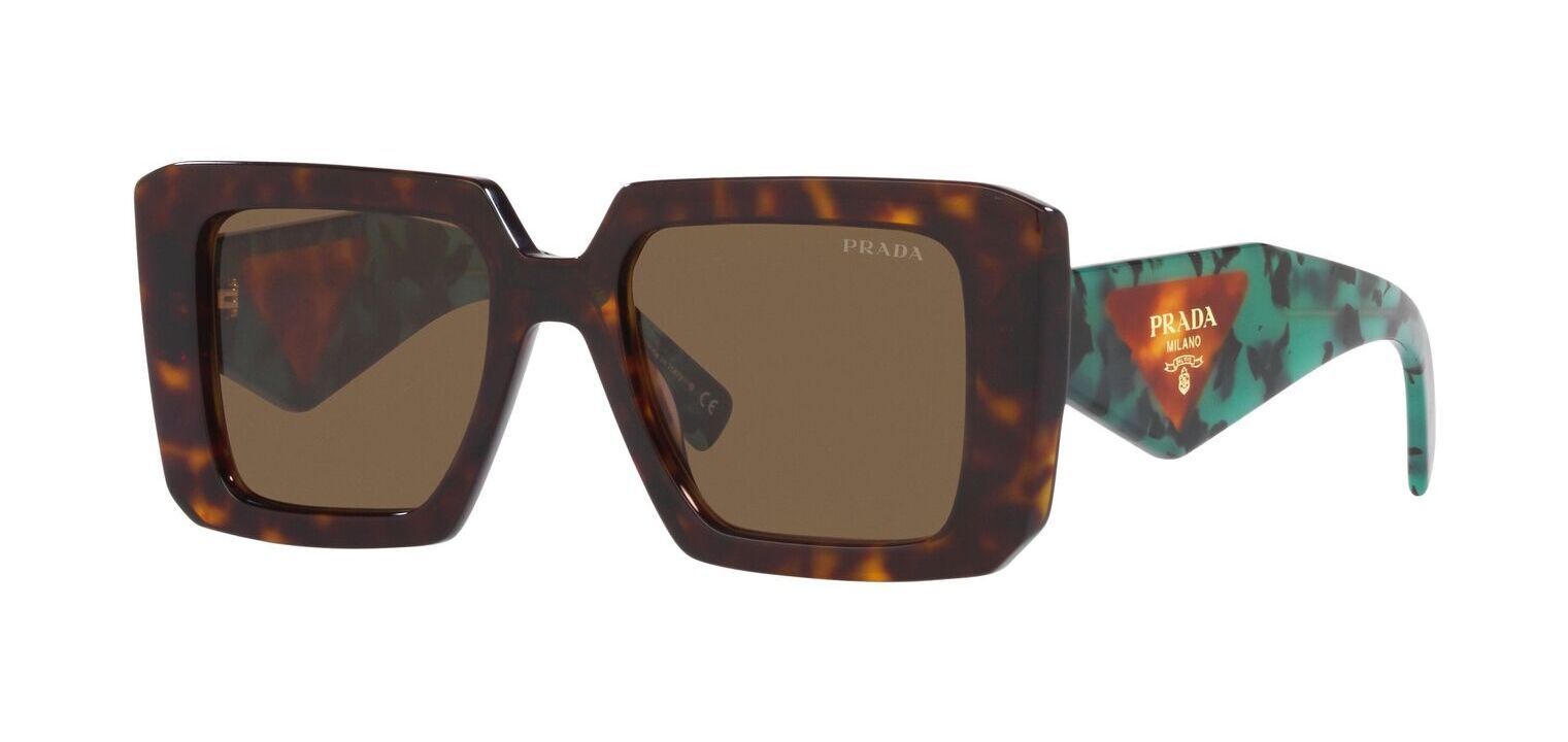 Prada Rectangle Sunglasses 0PR 23YS Tortoise shell for Woman