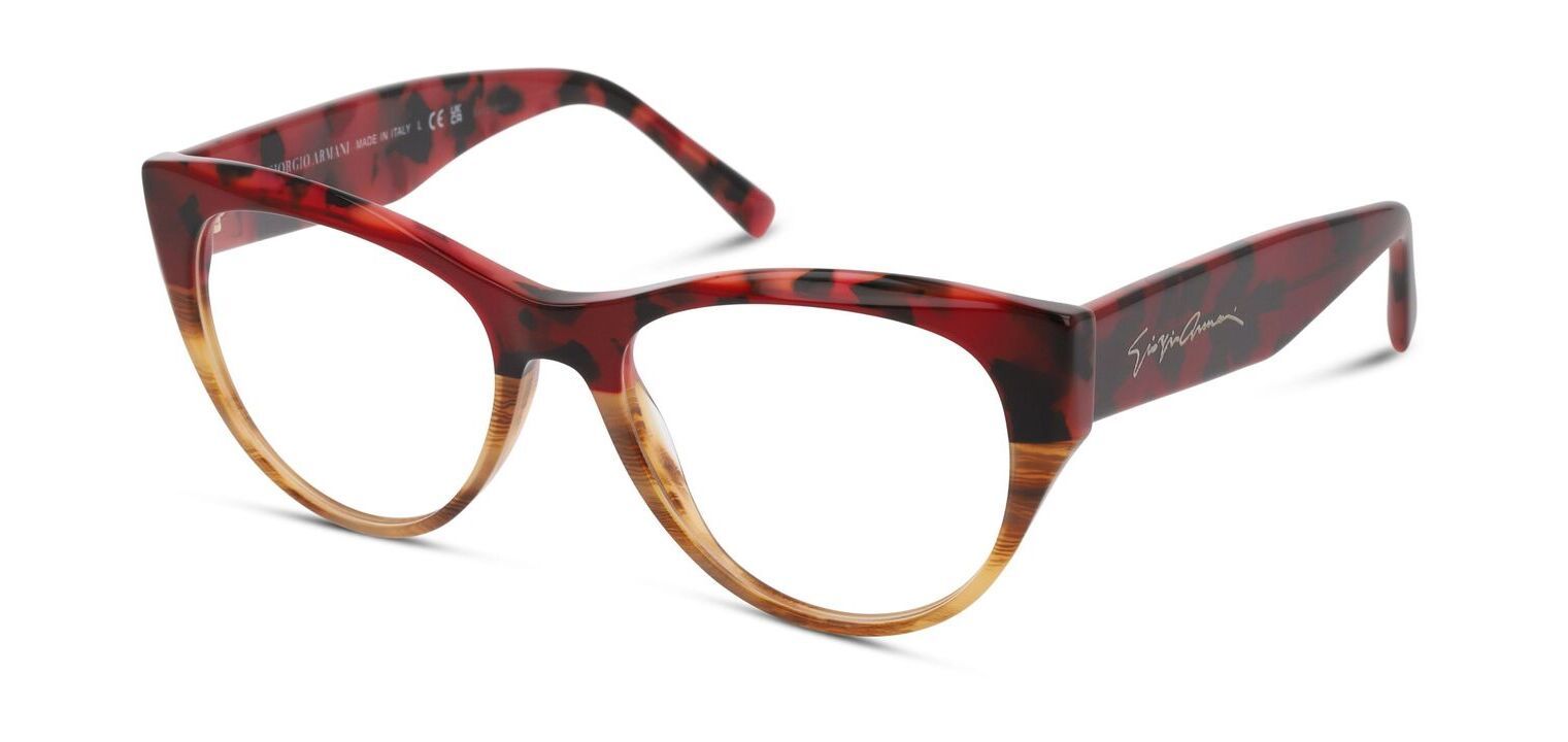 Giorgio Armani Schmetterling Brillen 0AR7222 Rot für Dame