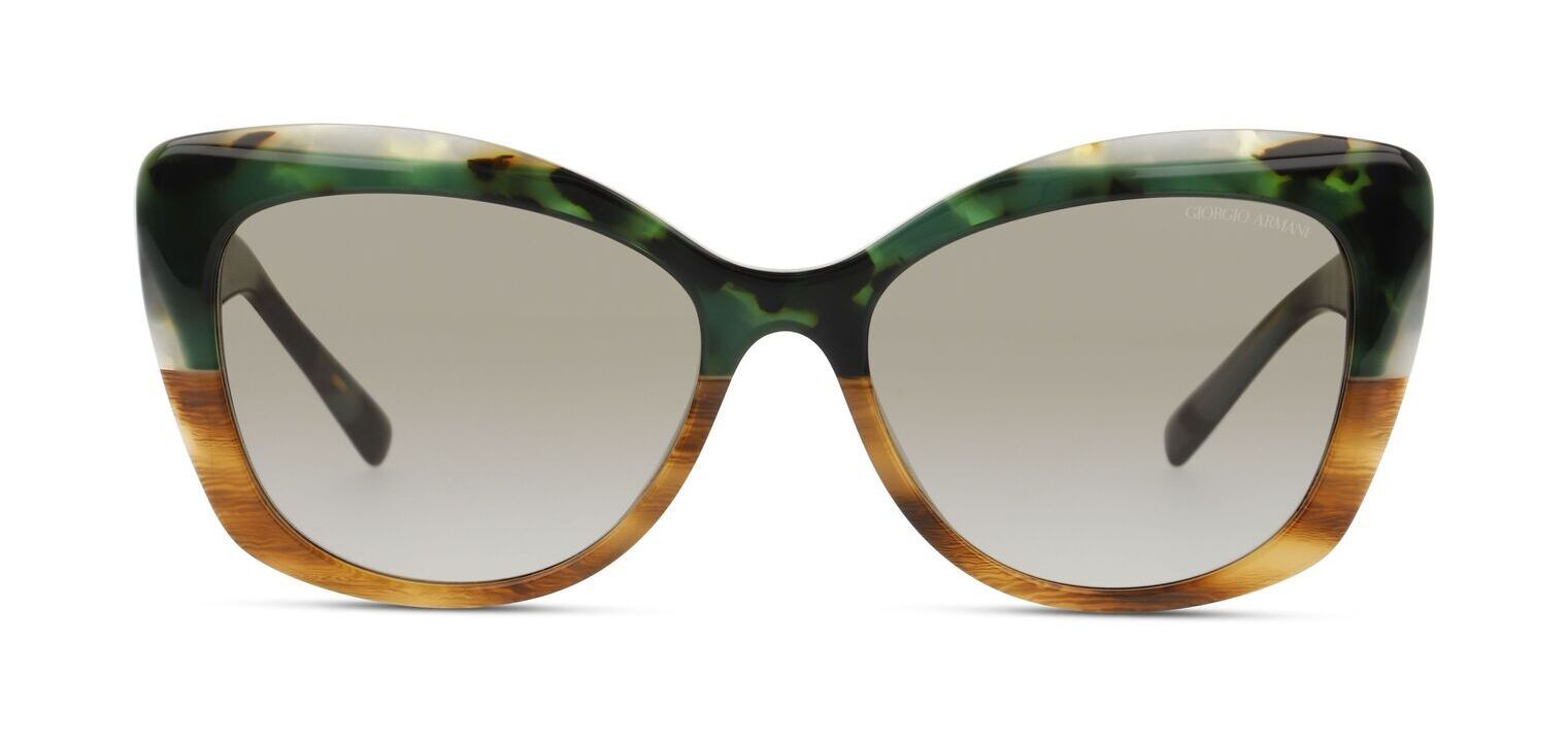 Lunettes de soleil Giorgio Armani Papillon 0AR8161 Vert pour Femme