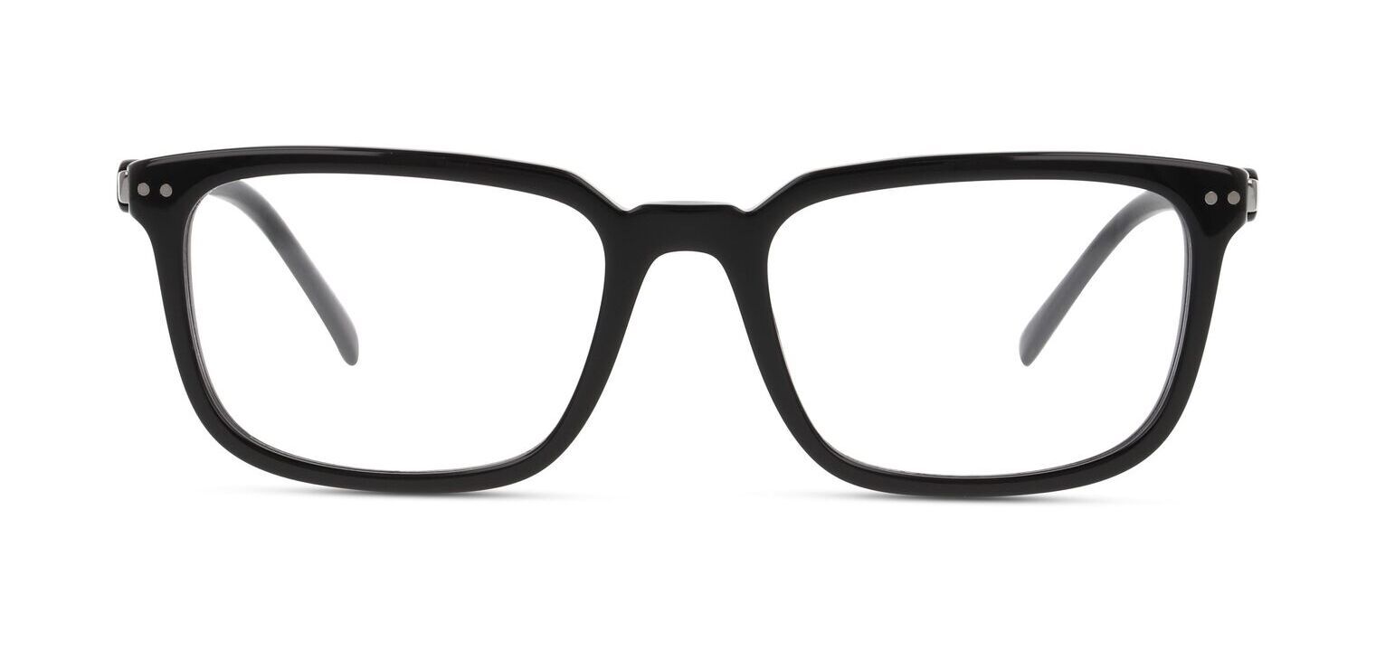 Lunettes de vue Prada Rectangle 0PR 13YV Noir pour Homme