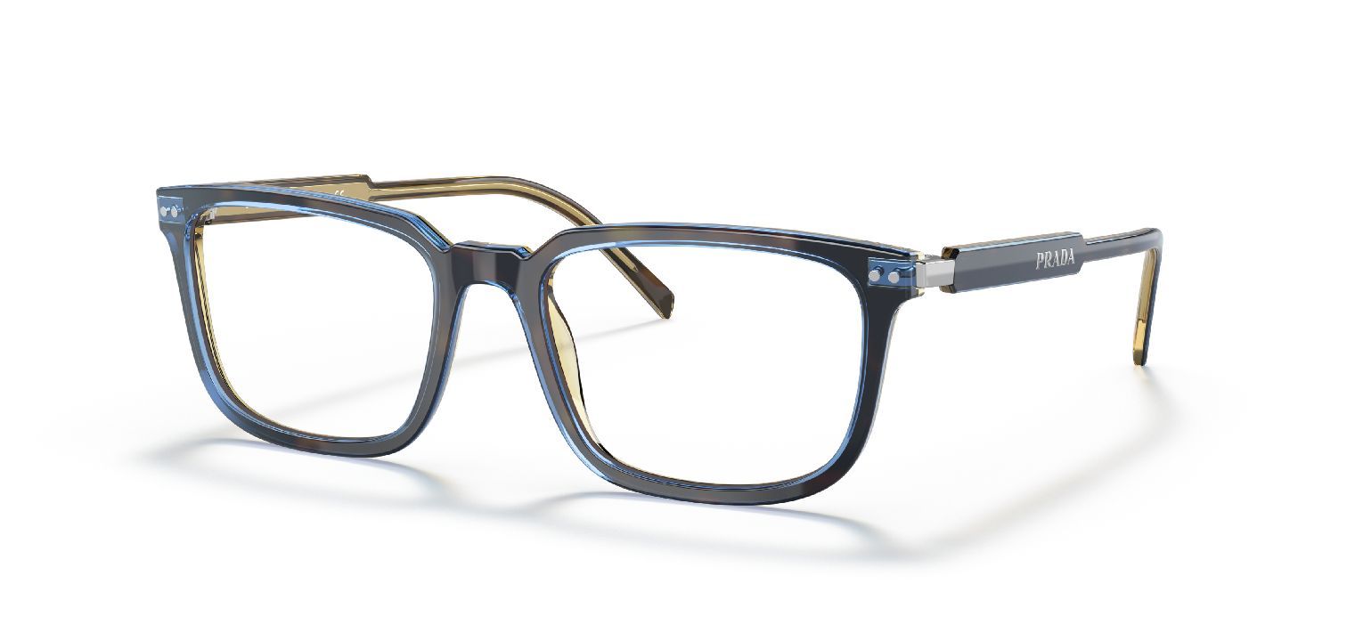 Prada Rectangle Eyeglasses 0PR 13YV Tortoise shell for Man