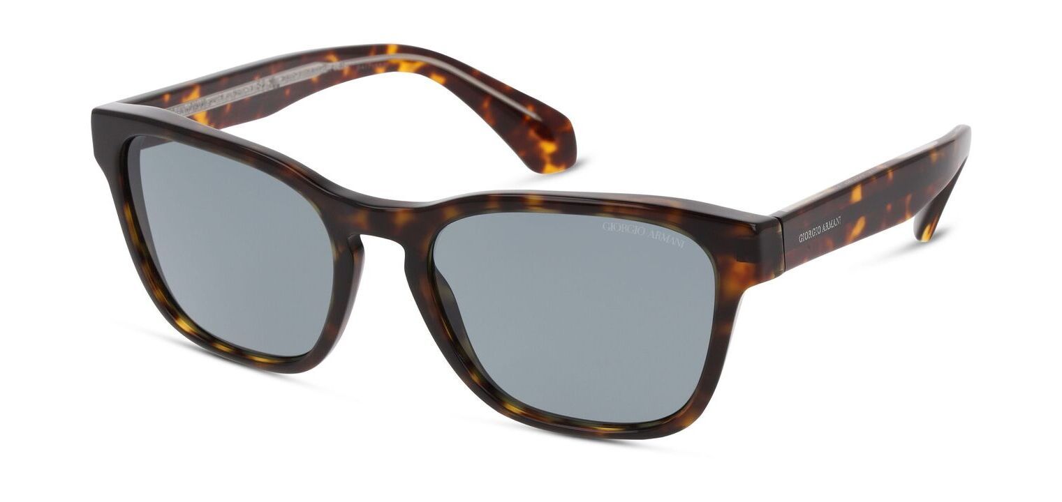 Lunettes de soleil Giorgio Armani Wayfarer 0AR8155 Ecaille pour Homme