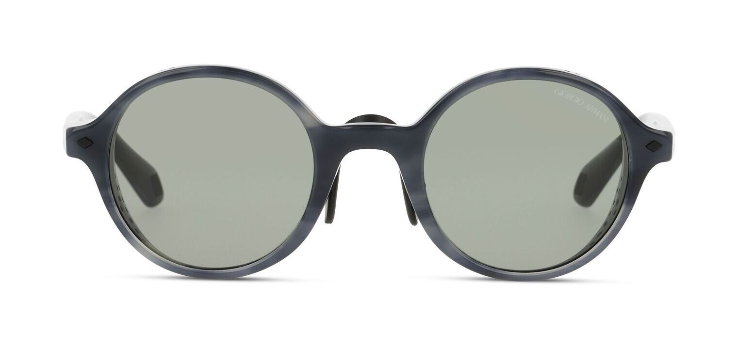 Giorgio Armani Rund Sonnenbrillen 0AR8154 Grau für Herren