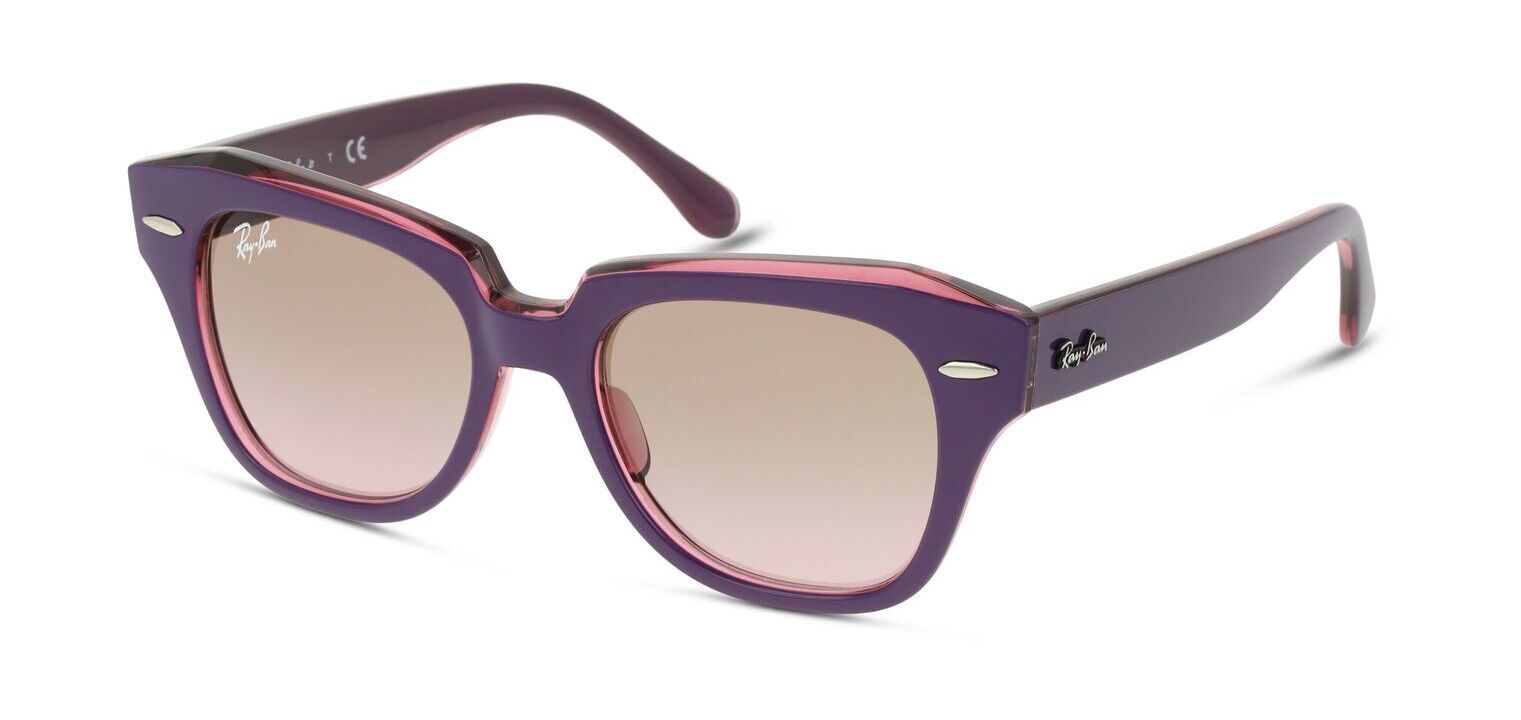 Lunettes de soleil Ray-Ban Wayfarer 0RJ9186S Violet pour Enfant