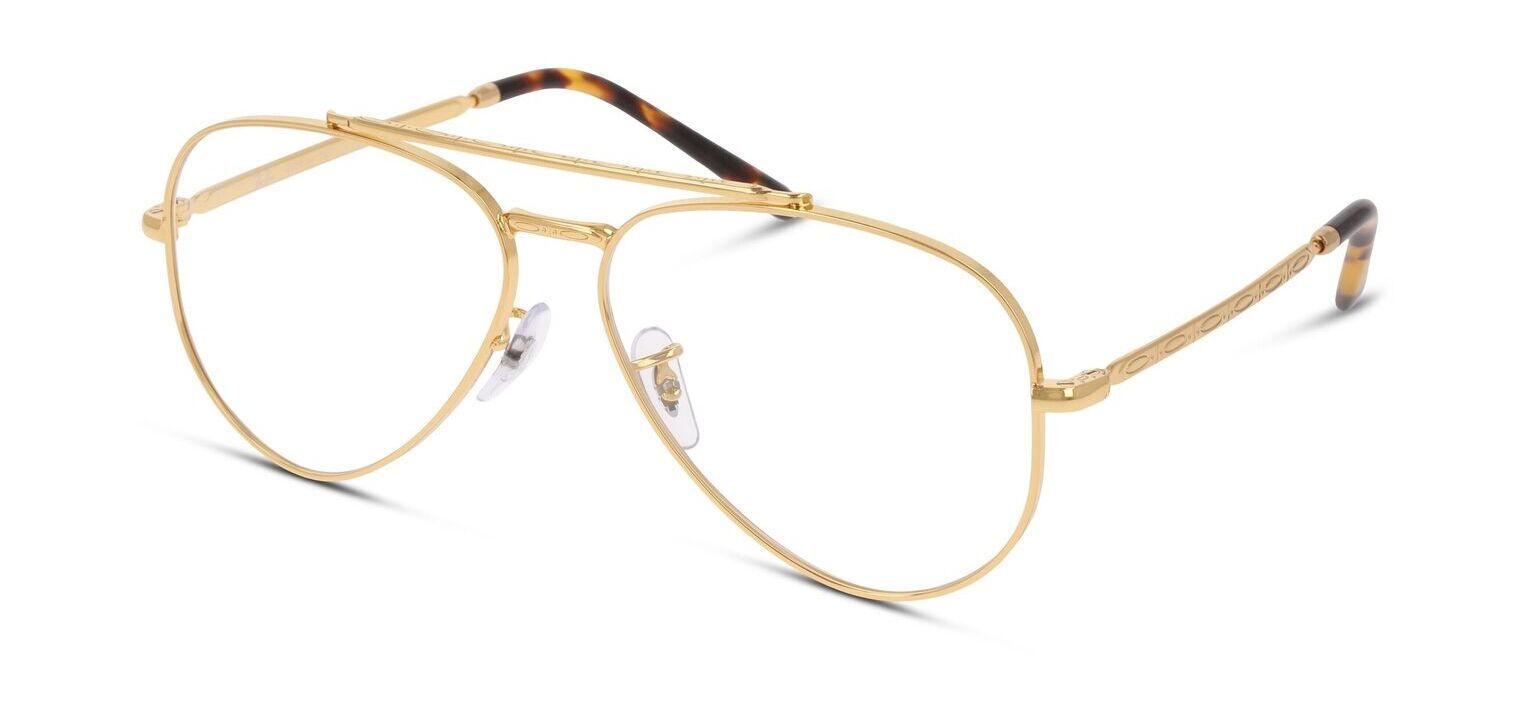 Gold pilot glasses hot sale