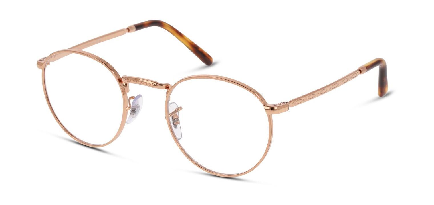 Lunettes de vue Ray Ban Ronde 0RX3637V Rose pour Homme Femme Visilab