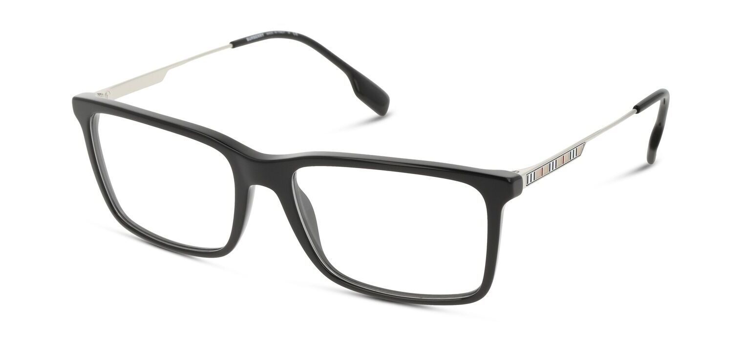 Lunettes de vue Burberry Rectangle 0BE2339 Noir pour Homme