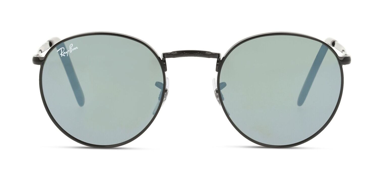 Ray-Ban Round Sunglasses 0RB3637 Black for Unisex