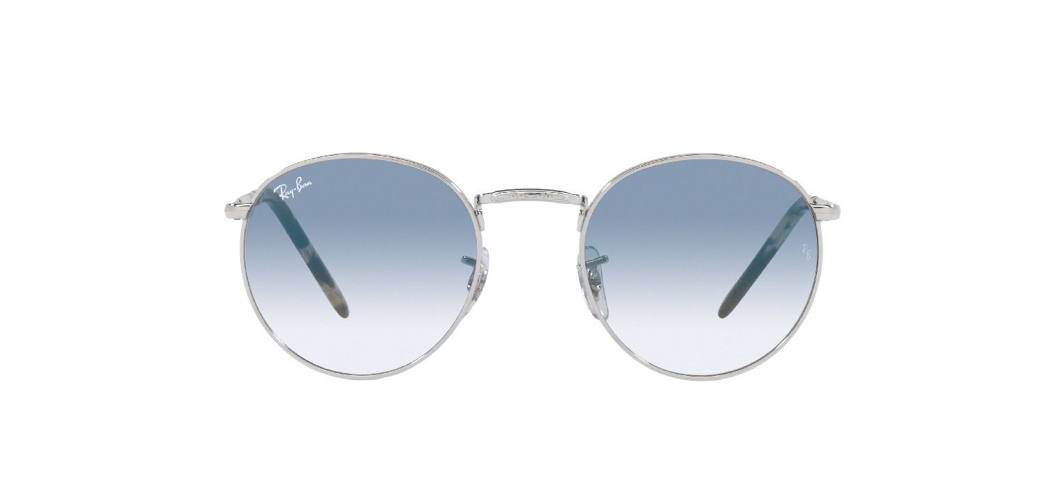 Ray-Ban Rund Sonnenbrillen 0RB3637 Sillber für Damen/Herren