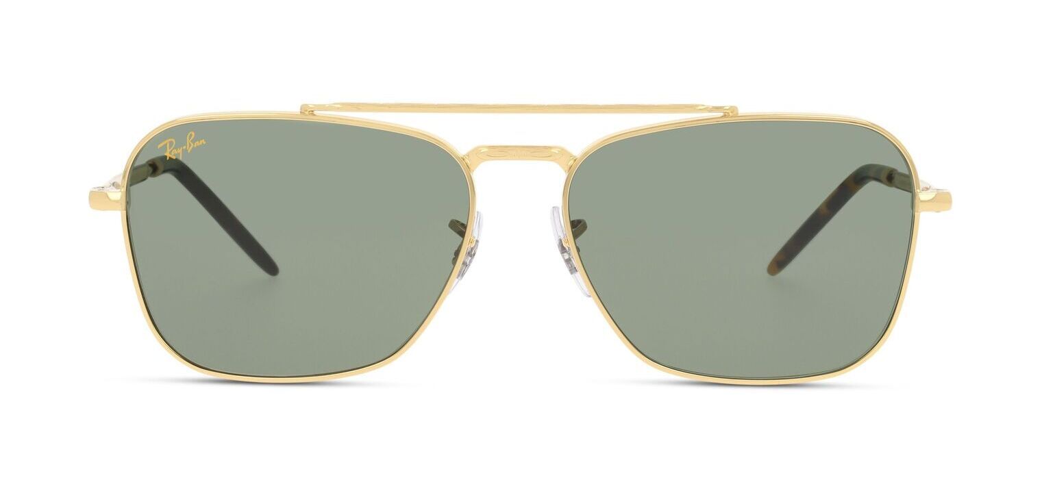 Ray-Ban Rechteckig Sonnenbrillen 0RB3636 Gold für Herr-Dame