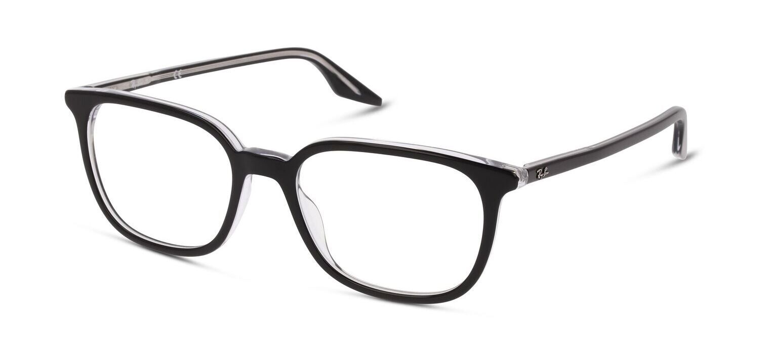 Ray-Ban Rechteckig Brillen 0RX5406 Schwarz für Herr-Dame