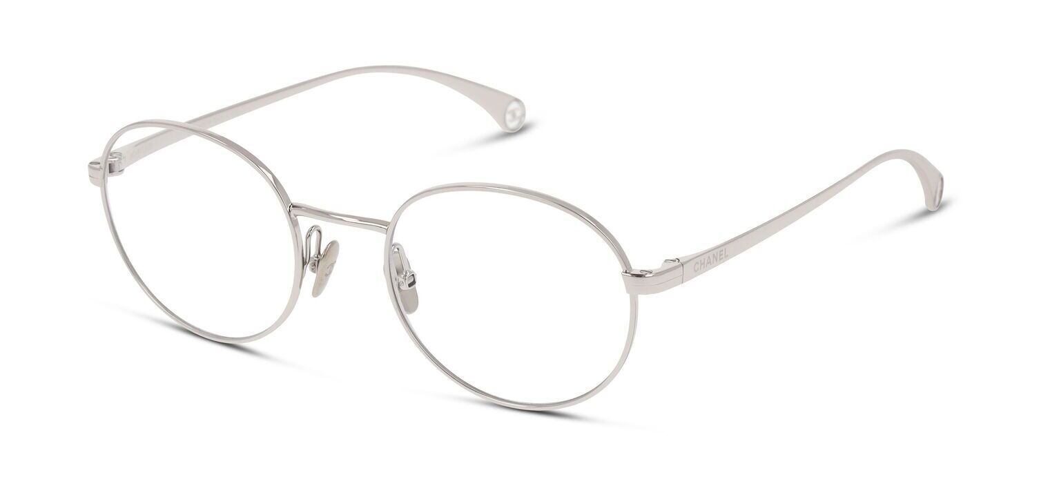 Chanel Oval Eyeglasses 0CH2209 Silver for Woman