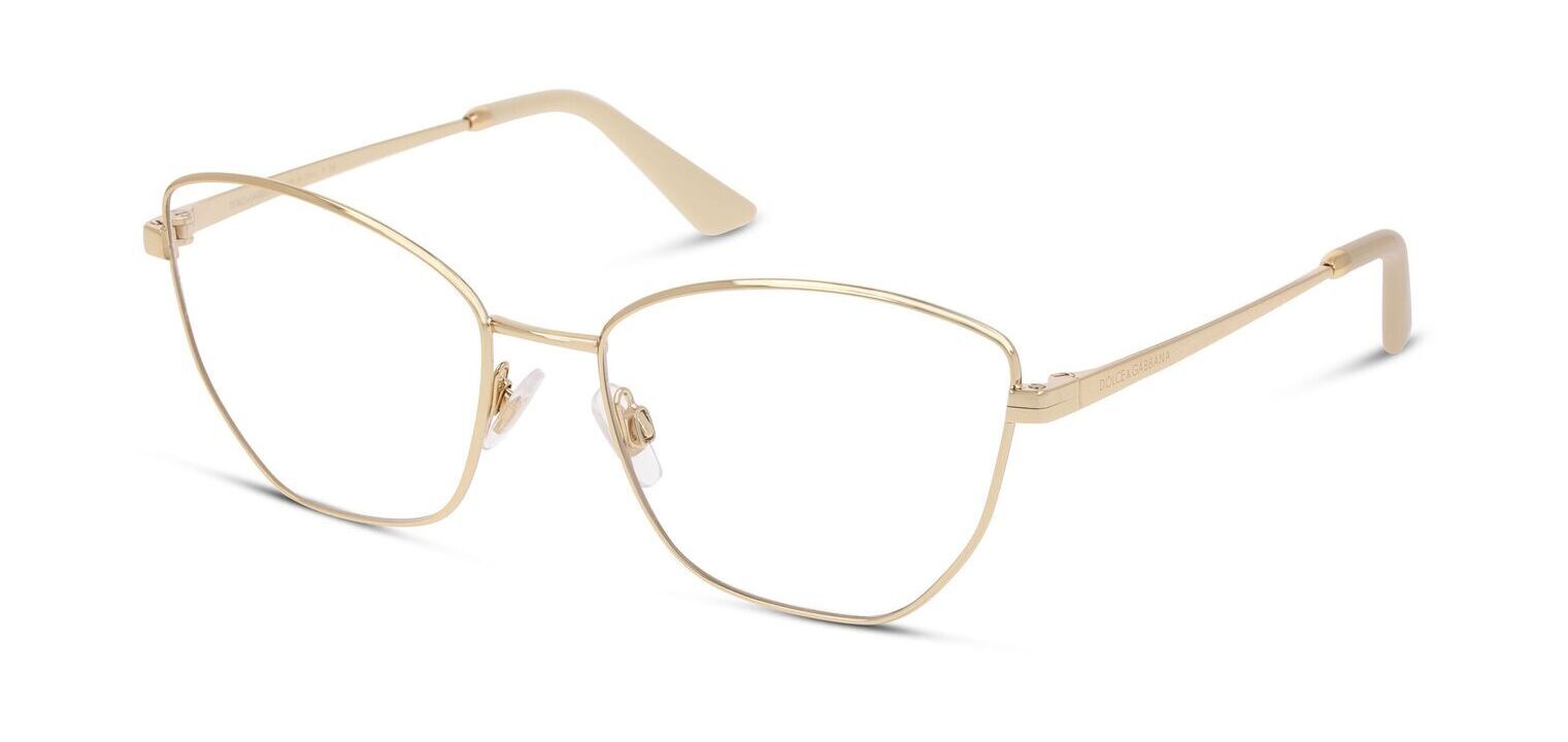 Dolce & Gabbana Schmetterling Brillen 0DG1340 Gold für Dame