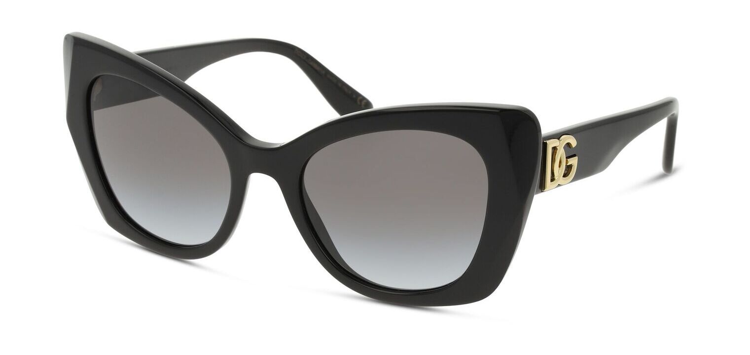 Dolce & Gabbana Cat Eye Sunglasses 0DG4405 Black for Woman