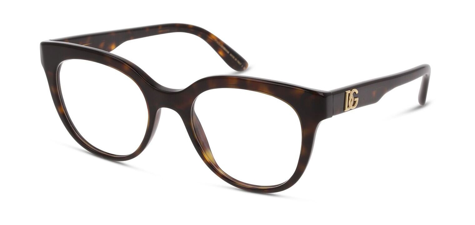 Dolce & Gabbana Rund Brillen 0DG3353 Havana für Dame