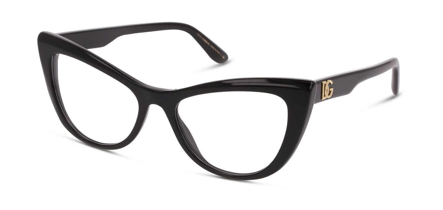 Dolce & Gabbana Schmetterling Brillen 0DG3354 Schwarz für Dame