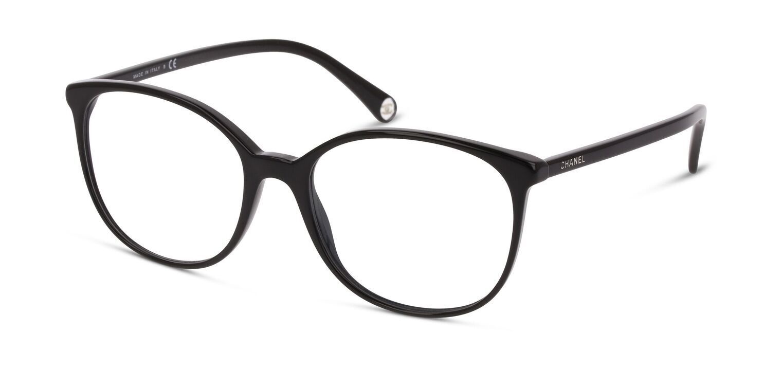 Lunettes de vue Chanel Ovale 0CH3432 Noir pour Femme