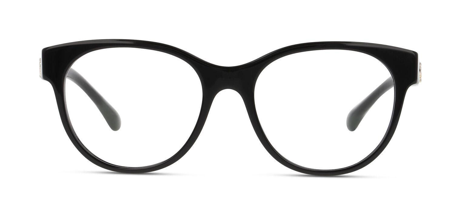 Chanel Oval Brillen 0CH3431B Schwarz für Dame