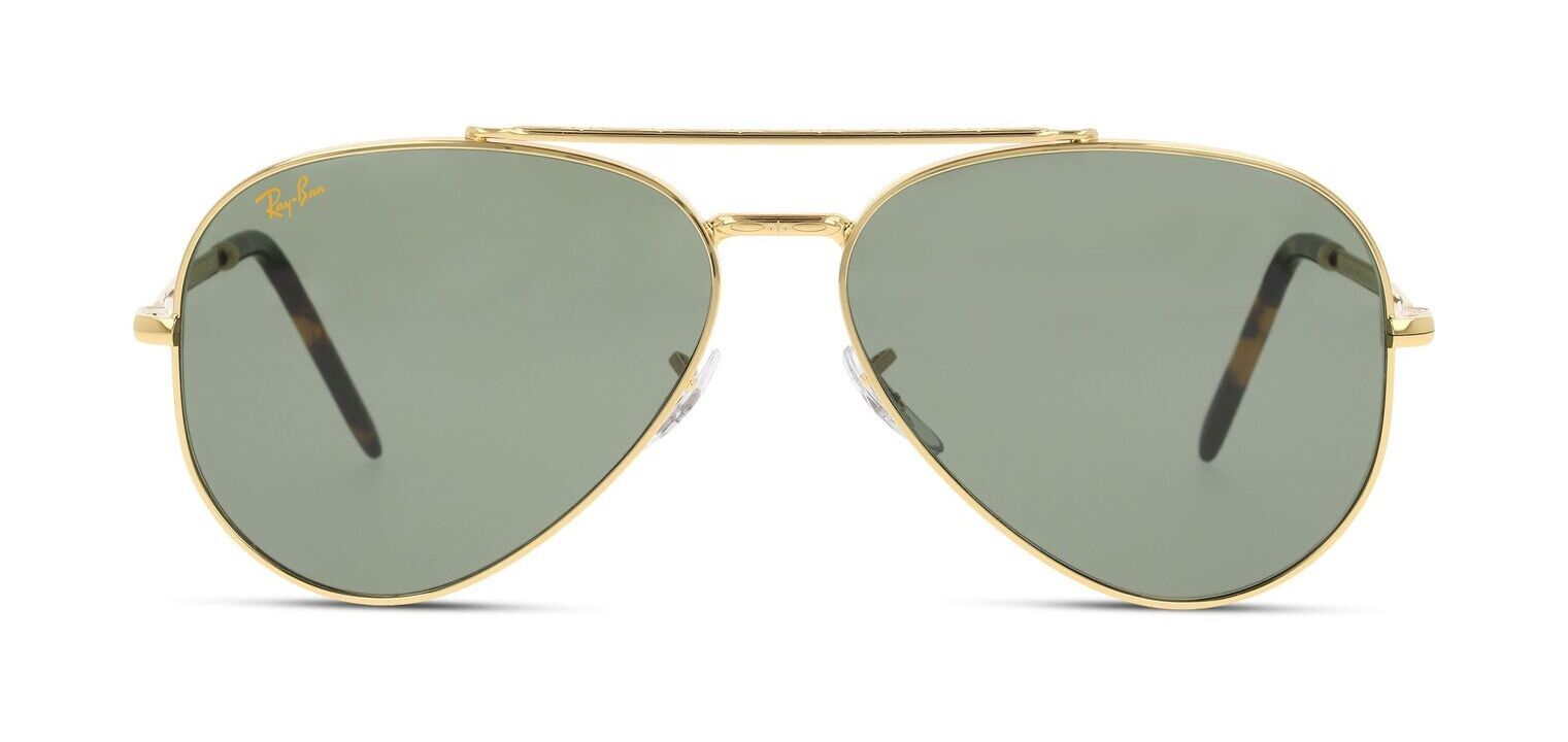 Ray-Ban Pilot Sunglasses 0RB3625 Gold for Unisex