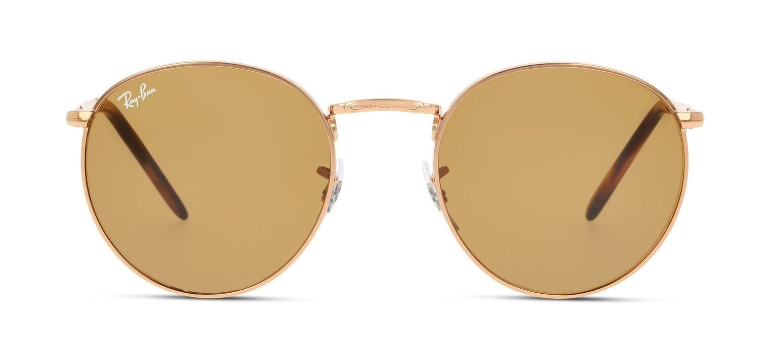 Ray-Ban Rund Sonnenbrillen 0RB3637 Rosa für Damen/Herren