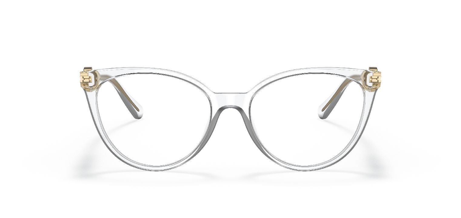 Versace Round Eyeglasses 0VE3298B Transparent for Woman