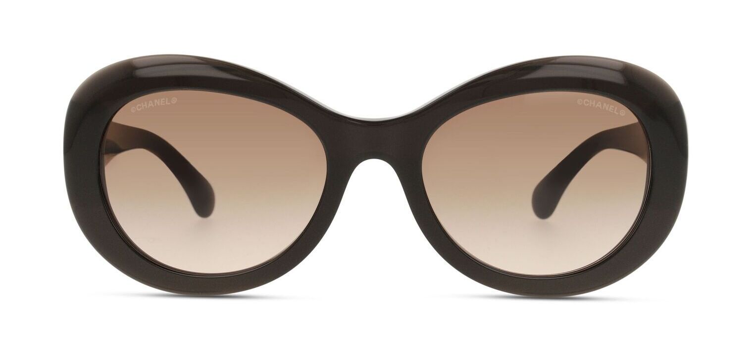 Chanel Oval Sonnenbrillen 0CH5469B Braun für Dame