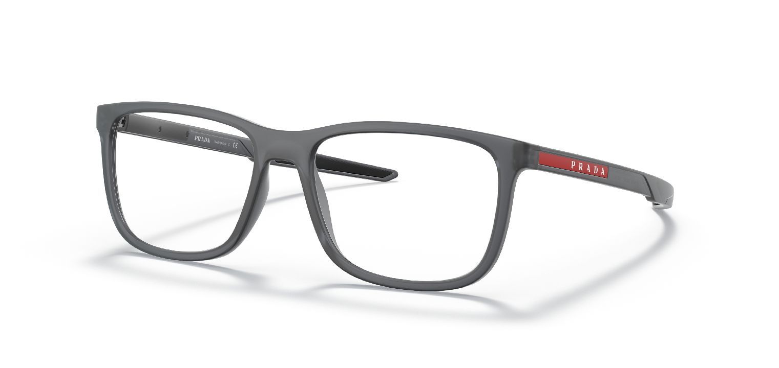 Prada Linea Rossa Rechteckig Brillen 0PS 07OV Schwarz für Herren