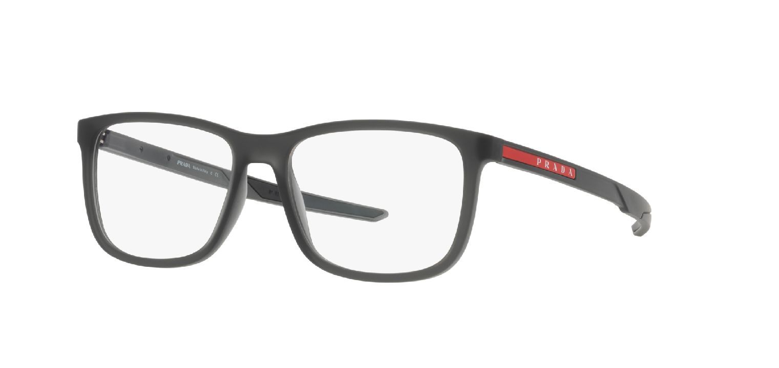Prada Linea Rossa Rechteckig Brillen 0PS 07OV Schwarz für Herr