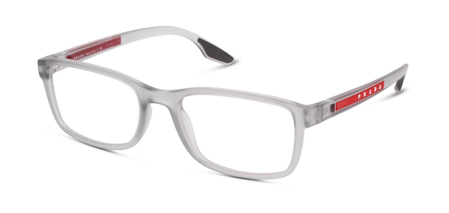 Prada Linea Rossa Rechteckig Brillen 0PS 09OV Grau für Herr