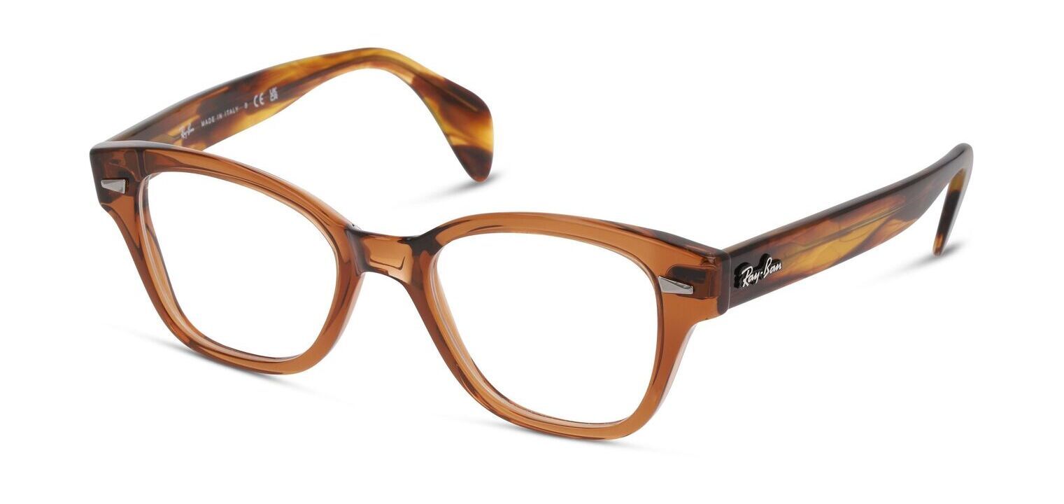 Ray-Ban Schmetterling Brillen 0RX0880 Braun für Herr-Dame