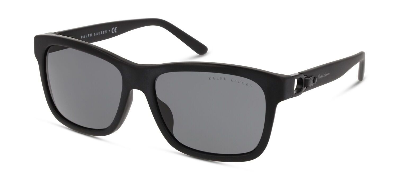 Ralph Lauren Rectangle Sunglasses 0RL8203QU Matt black for Man