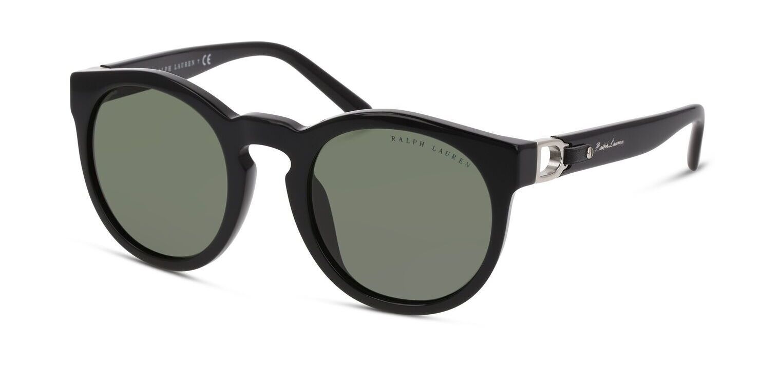 Ralph Lauren Rund Sonnenbrillen 0RL8204QU Schwarz für Herren