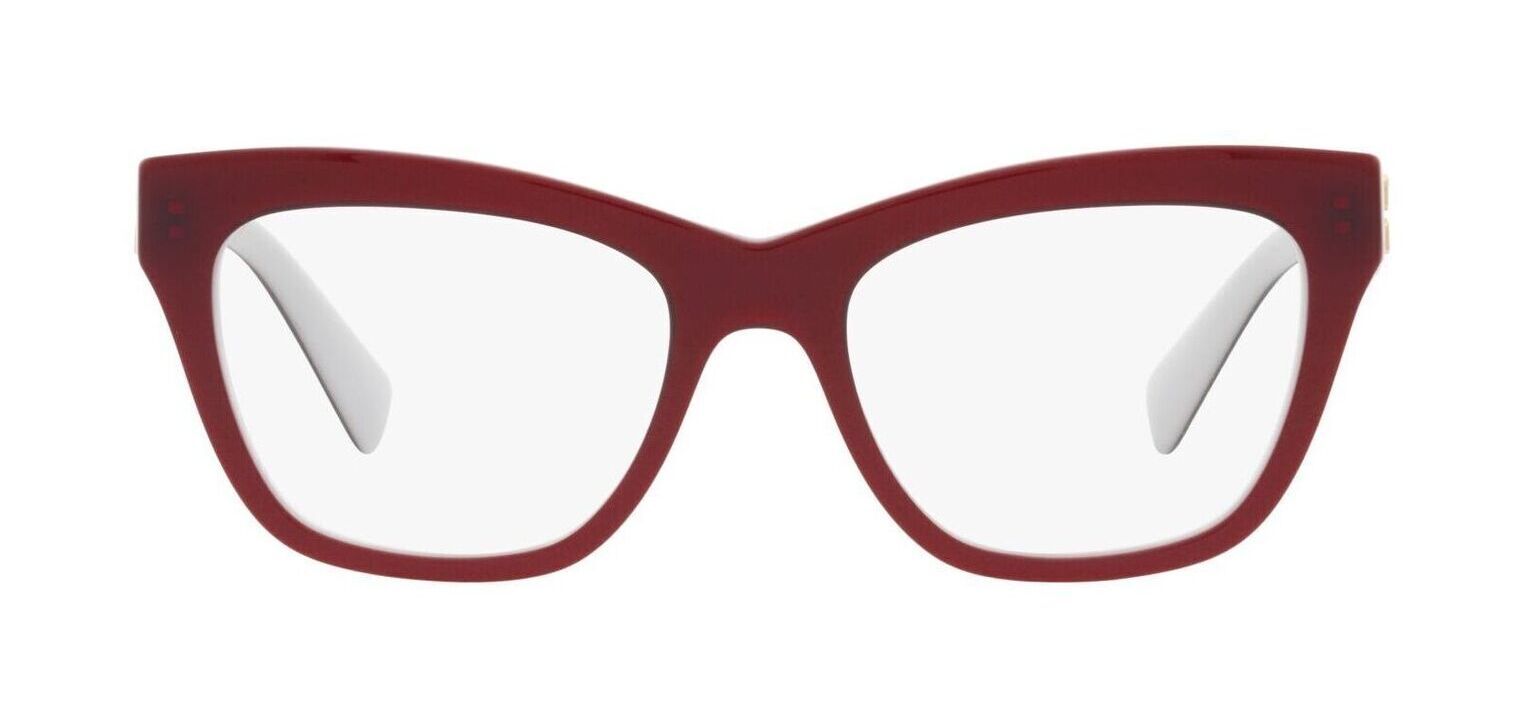 Lunettes de vue Miu Miu Papillon 0MU 03UV Rouge pour Femme