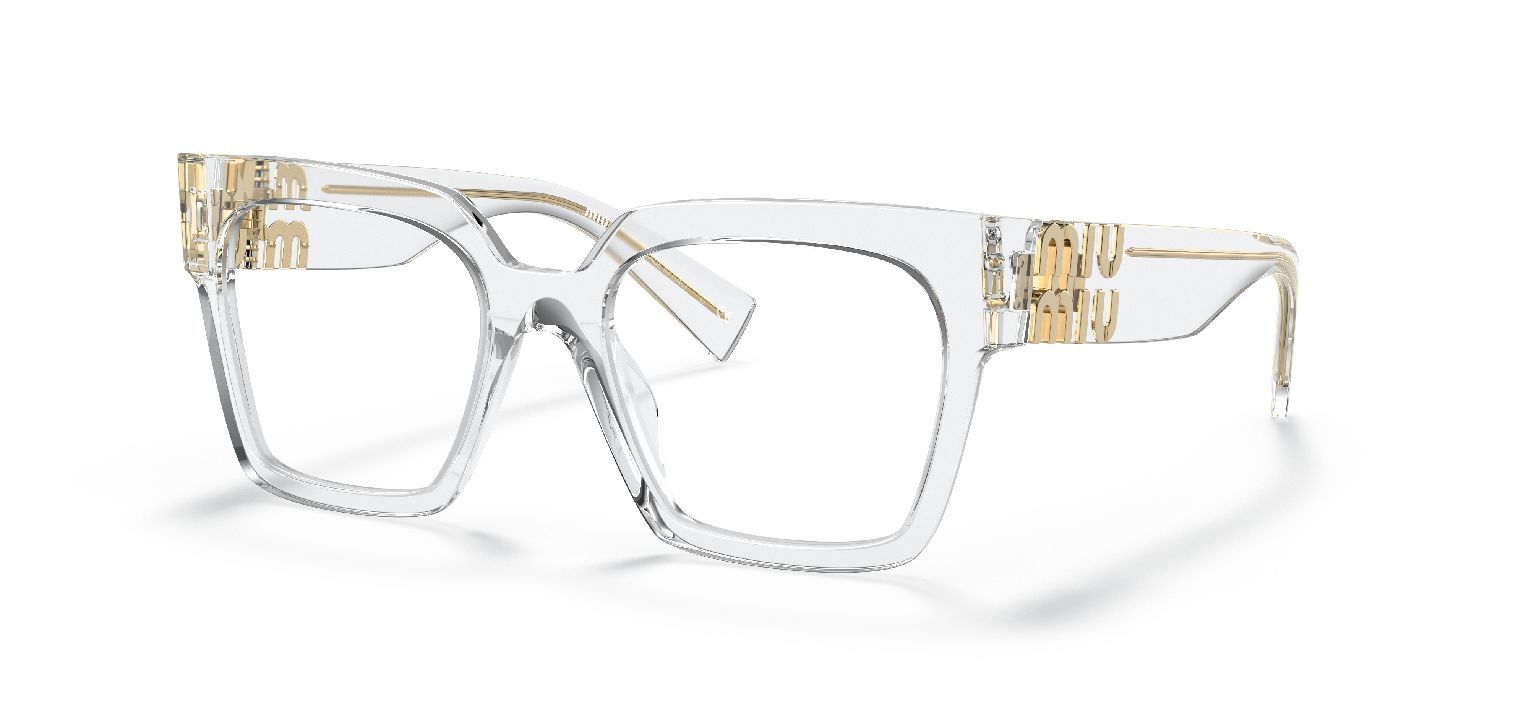 Miu Miu Rechteckig Brillen 0MU 04UV Transparent für Damen