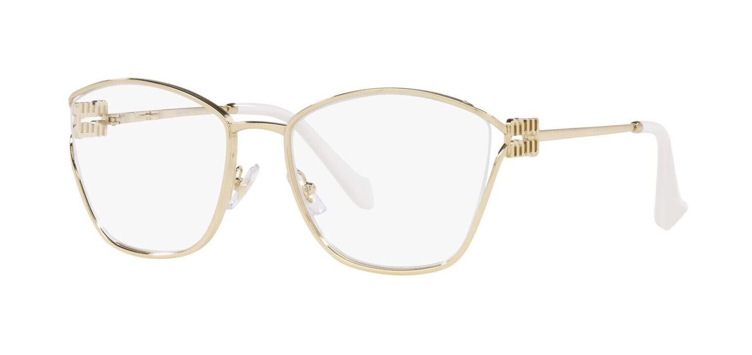 Miu Miu Schmetterling Brillen 0MU 53UV Gold für Dame