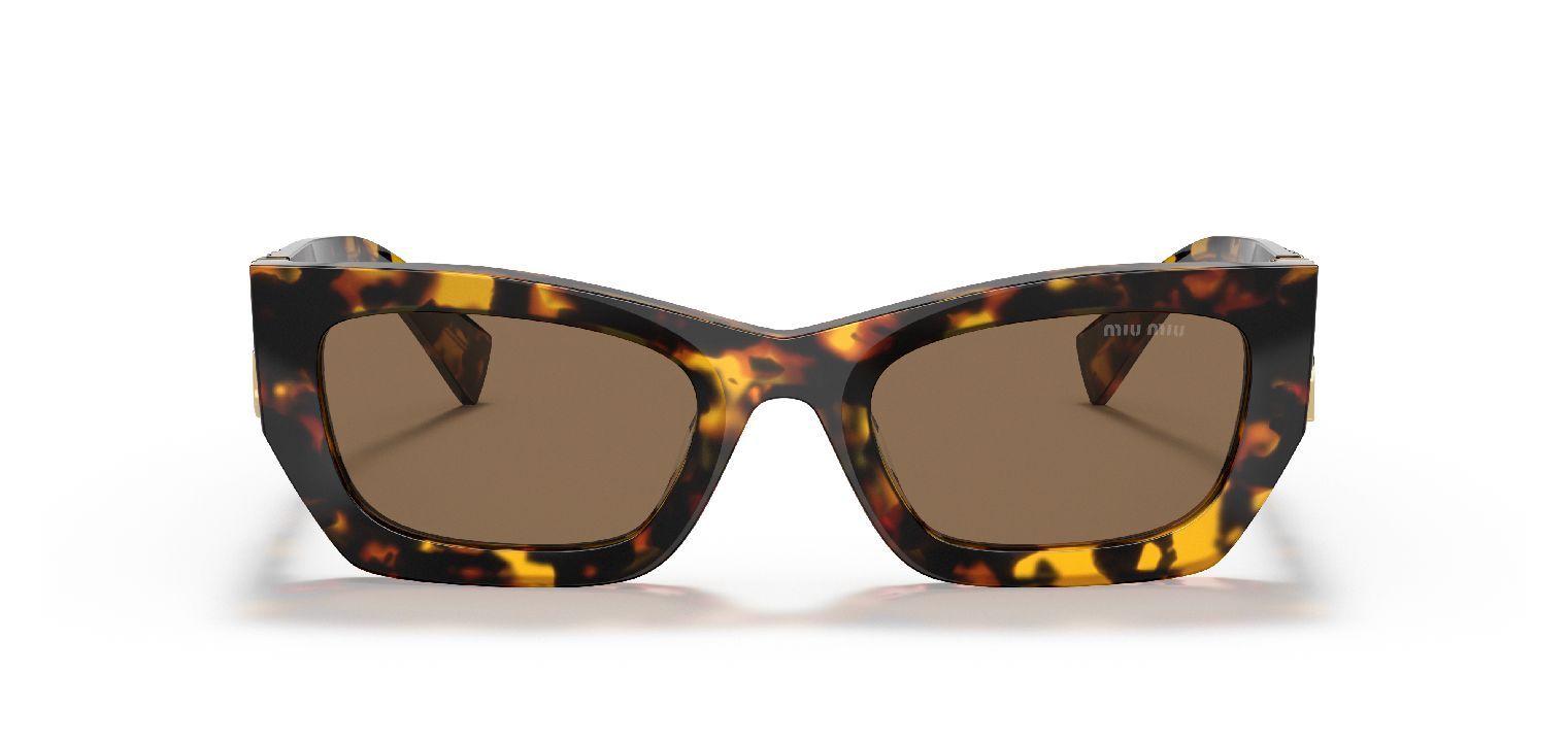 Miu Miu Rectangle Sunglasses 0MU 09WS Tortoise shell for Woman